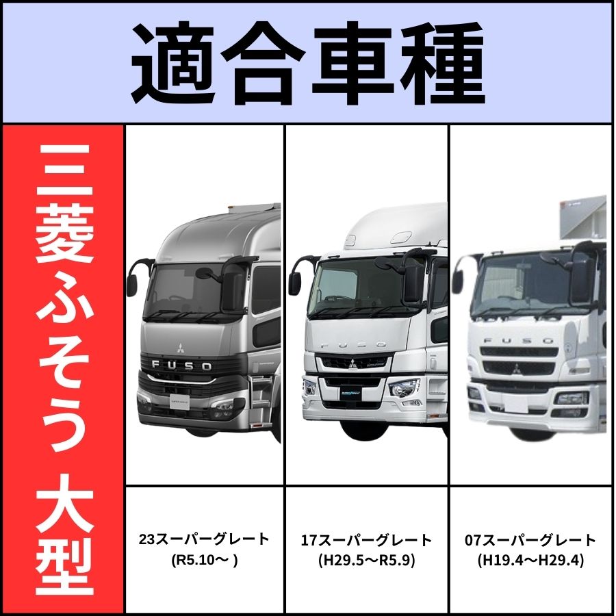☆純正　スーパーグレート　メッキミラーカバー☆ 楽天市場】三菱 ふそう 大型 17 スーパーグレート NEWスーパー