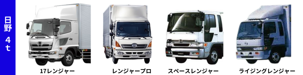 日野自動車 4tトラック