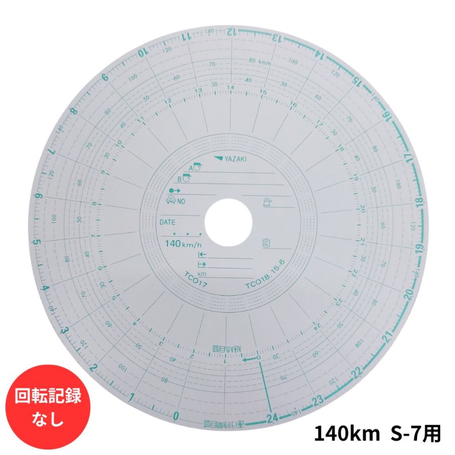 【珍品】掛軸　和暦天明～米価表 推移　黄緑色 赤箱チャート紙140kmS-7用（100枚）26時間/回転記録なし 762939-270
