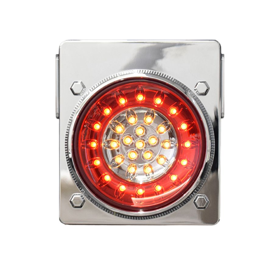 花魁 32LED 丸型LEDテールランプ ウインカータイプ OWRC-M1 5355340 / トラック用品貨物堂ネットストア