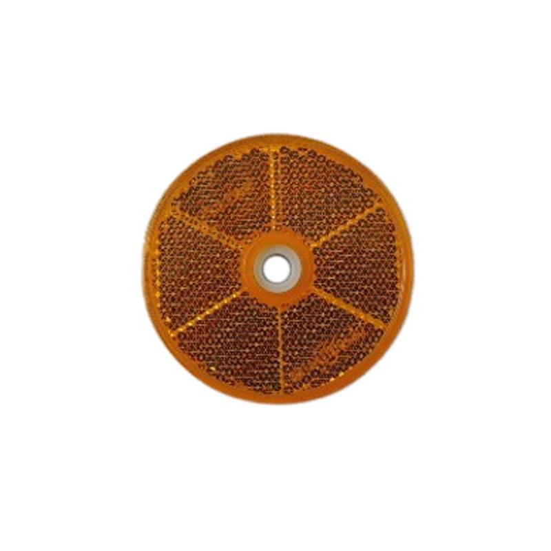 リフレクター反射板 橙 穴付 E規格 26-108-001 5492311 / トラック用品