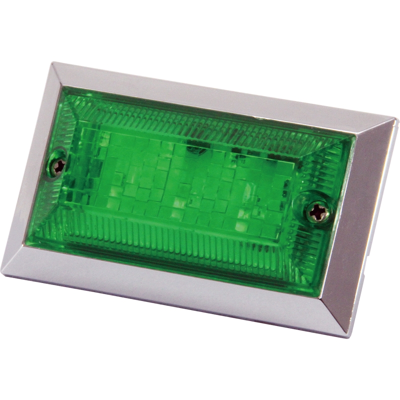 534513 LED3ハイパワーフラットマーカーランプNEO 24V グリーン 