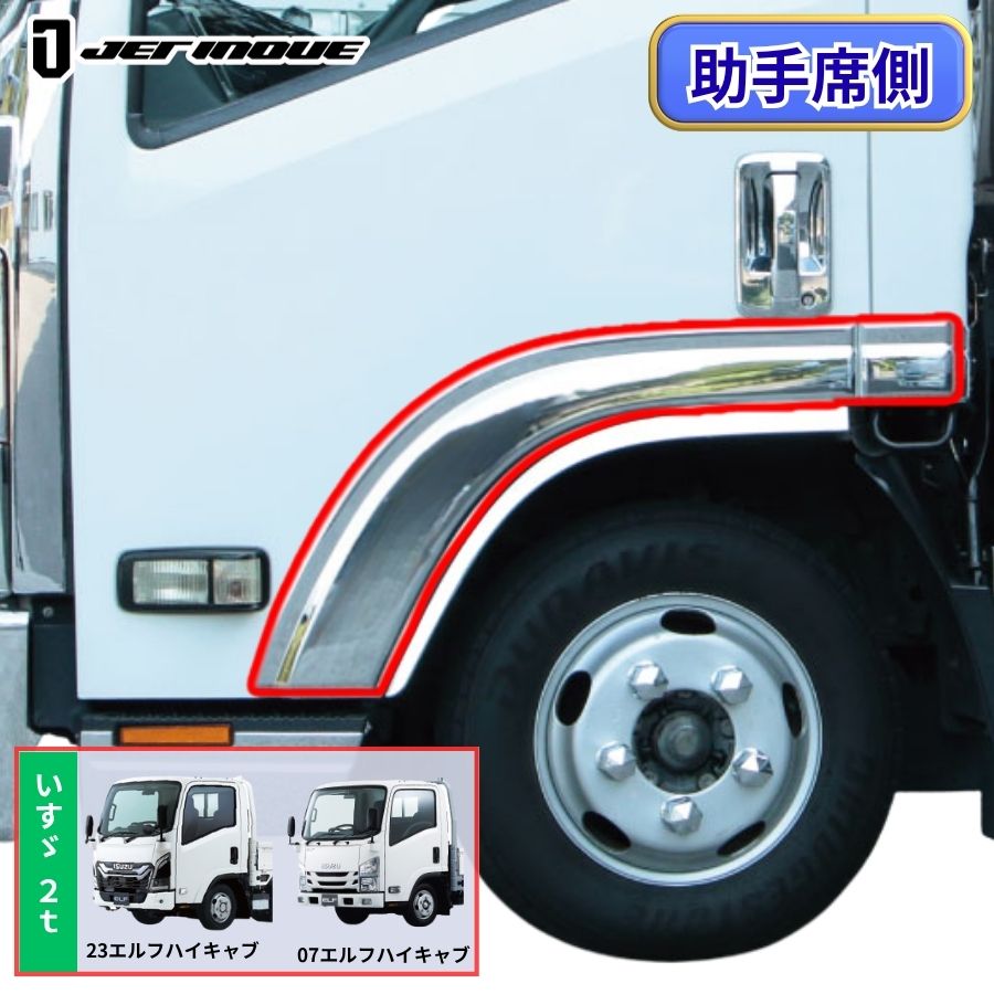 メッキフェンダーパネル 23エルフ ハイキャブ/07エルフ ハイキャブ