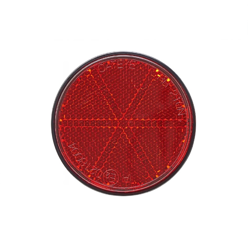 丸型レフレクター反射板 1枚 単品 赤(ECE規格認証)RR-210N-BTR CATEYE